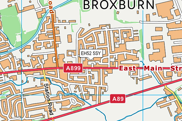 EH52 5SY map - OS VectorMap District (Ordnance Survey) EH52 5SY map - OS VectorMap District (Ordnance Survey)