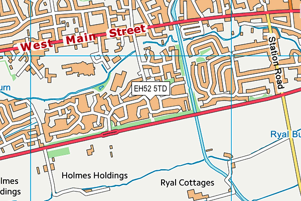 EH52 5TD map - OS VectorMap District (Ordnance Survey) EH52 5TD map - OS VectorMap District (Ordnance Survey)