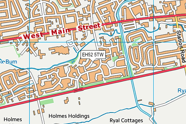 EH52 5TW map - OS VectorMap District (Ordnance Survey) EH52 5TW map - OS VectorMap District (Ordnance Survey)