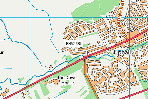 EH52 6BL map - OS VectorMap District (Ordnance Survey) EH52 6BL map - OS VectorMap District (Ordnance Survey)