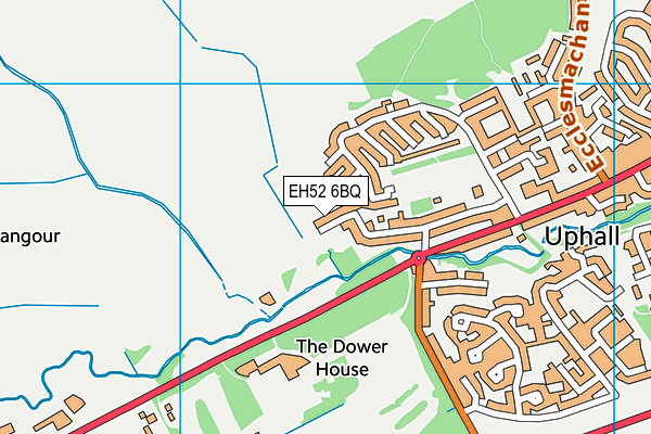 EH52 6BQ map - OS VectorMap District (Ordnance Survey) EH52 6BQ map - OS VectorMap District (Ordnance Survey)