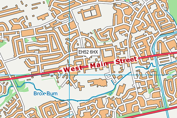 EH52 6HX map - OS VectorMap District (Ordnance Survey) EH52 6HX map - OS VectorMap District (Ordnance Survey)