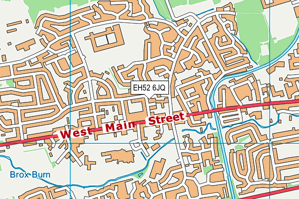 EH52 6JQ map - OS VectorMap District (Ordnance Survey) EH52 6JQ map - OS VectorMap District (Ordnance Survey)