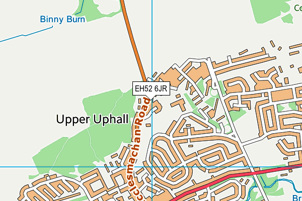 EH52 6JR map - OS VectorMap District (Ordnance Survey) EH52 6JR map - OS VectorMap District (Ordnance Survey)