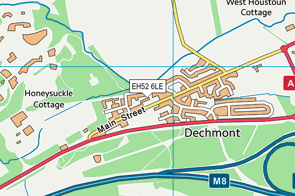 EH52 6LE map - OS VectorMap District (Ordnance Survey) EH52 6LE map - OS VectorMap District (Ordnance Survey)
