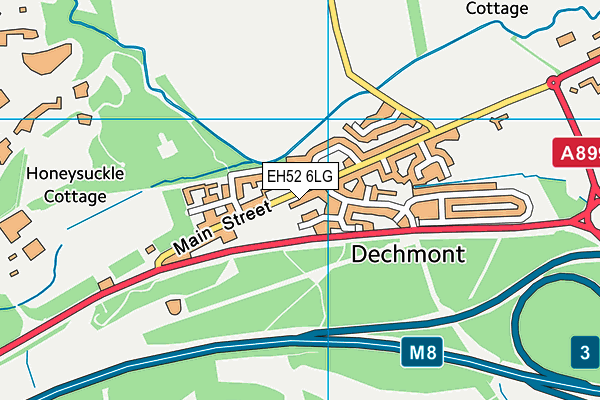 EH52 6LG map - OS VectorMap District (Ordnance Survey) EH52 6LG map - OS VectorMap District (Ordnance Survey)