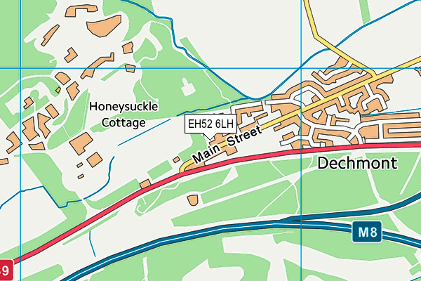 EH52 6LH map - OS VectorMap District (Ordnance Survey) EH52 6LH map - OS VectorMap District (Ordnance Survey)