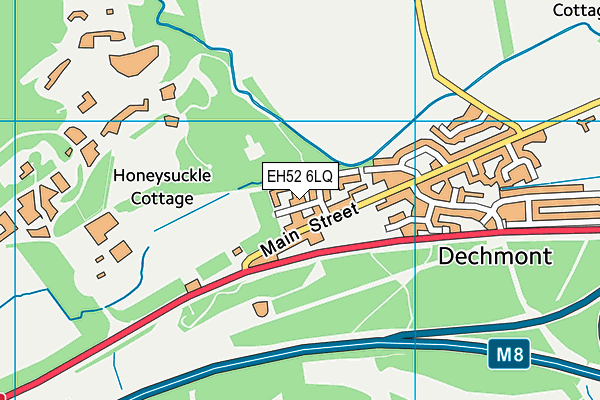 EH52 6LQ map - OS VectorMap District (Ordnance Survey) EH52 6LQ map - OS VectorMap District (Ordnance Survey)