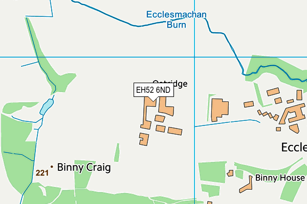 EH52 6ND map - OS VectorMap District (Ordnance Survey) EH52 6ND map - OS VectorMap District (Ordnance Survey)