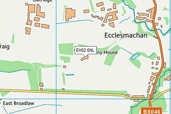 EH52 6NL map - OS VectorMap District (Ordnance Survey) EH52 6NL map - OS VectorMap District (Ordnance Survey)