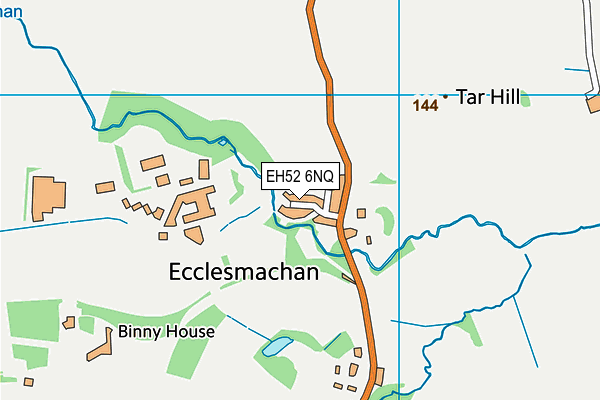 EH52 6NQ map - OS VectorMap District (Ordnance Survey) EH52 6NQ map - OS VectorMap District (Ordnance Survey)