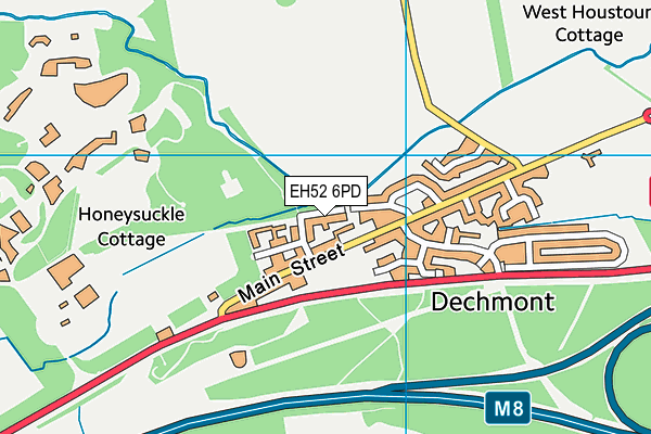 EH52 6PD map - OS VectorMap District (Ordnance Survey) EH52 6PD map - OS VectorMap District (Ordnance Survey)