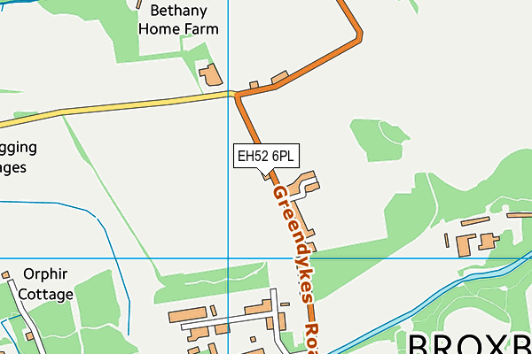 EH52 6PL map - OS VectorMap District (Ordnance Survey) EH52 6PL map - OS VectorMap District (Ordnance Survey)