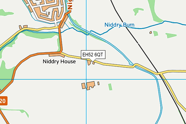 EH52 6QT map - OS VectorMap District (Ordnance Survey) EH52 6QT map - OS VectorMap District (Ordnance Survey)