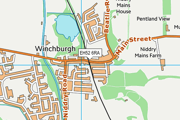 EH52 6RA map - OS VectorMap District (Ordnance Survey) EH52 6RA map - OS VectorMap District (Ordnance Survey)
