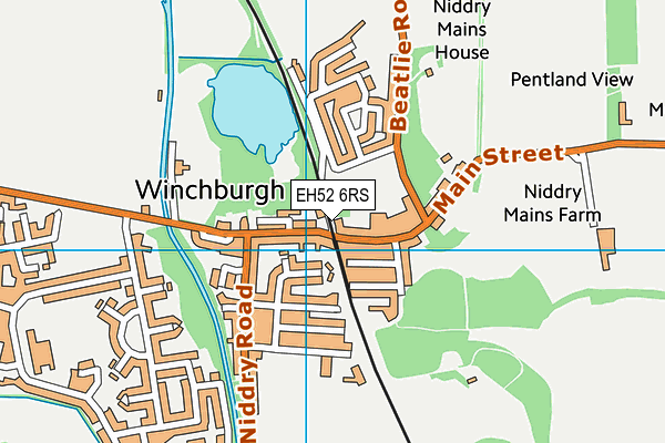 EH52 6RS map - OS VectorMap District (Ordnance Survey) EH52 6RS map - OS VectorMap District (Ordnance Survey)