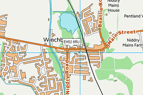 EH52 6RU map - OS VectorMap District (Ordnance Survey) EH52 6RU map - OS VectorMap District (Ordnance Survey)
