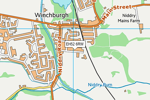 EH52 6RW map - OS VectorMap District (Ordnance Survey) EH52 6RW map - OS VectorMap District (Ordnance Survey)