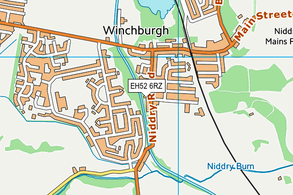 EH52 6RZ map - OS VectorMap District (Ordnance Survey) EH52 6RZ map - OS VectorMap District (Ordnance Survey)