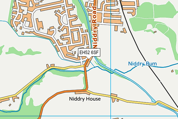 EH52 6SF map - OS VectorMap District (Ordnance Survey)
