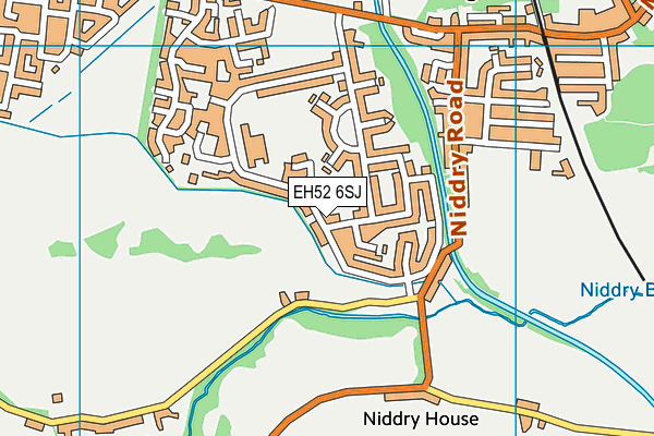 EH52 6SJ map - OS VectorMap District (Ordnance Survey) EH52 6SJ map - OS VectorMap District (Ordnance Survey)