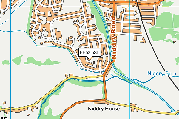 EH52 6SL map - OS VectorMap District (Ordnance Survey) EH52 6SL map - OS VectorMap District (Ordnance Survey)