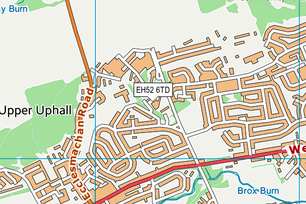 EH52 6TD map - OS VectorMap District (Ordnance Survey) EH52 6TD map - OS VectorMap District (Ordnance Survey)