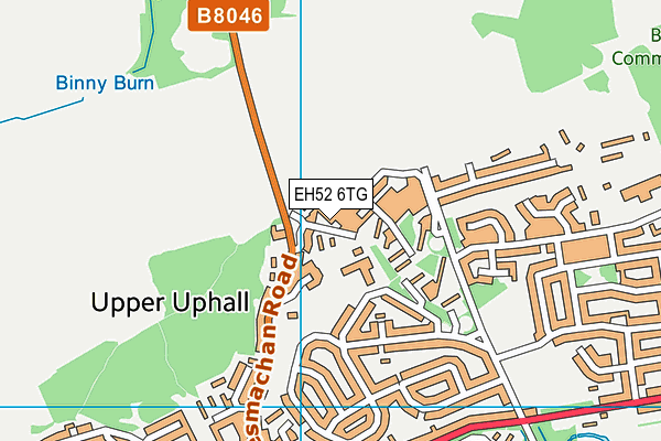 EH52 6TG map - OS VectorMap District (Ordnance Survey) EH52 6TG map - OS VectorMap District (Ordnance Survey)