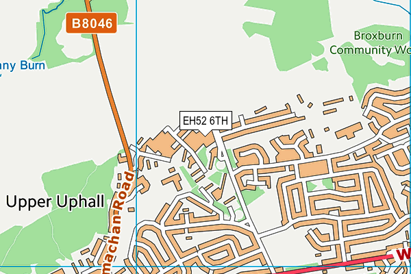 EH52 6TH map - OS VectorMap District (Ordnance Survey) EH52 6TH map - OS VectorMap District (Ordnance Survey)