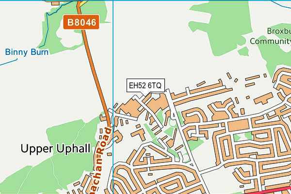 EH52 6TQ map - OS VectorMap District (Ordnance Survey) EH52 6TQ map - OS VectorMap District (Ordnance Survey)