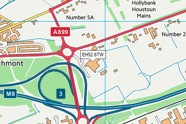 EH52 6TW map - OS VectorMap District (Ordnance Survey) EH52 6TW map - OS VectorMap District (Ordnance Survey)