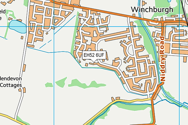 EH52 6UF map - OS VectorMap District (Ordnance Survey) EH52 6UF map - OS VectorMap District (Ordnance Survey)