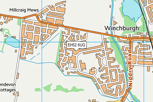 EH52 6UQ map - OS VectorMap District (Ordnance Survey) EH52 6UQ map - OS VectorMap District (Ordnance Survey)