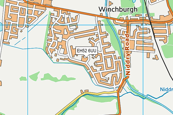 EH52 6UU map - OS VectorMap District (Ordnance Survey) EH52 6UU map - OS VectorMap District (Ordnance Survey)