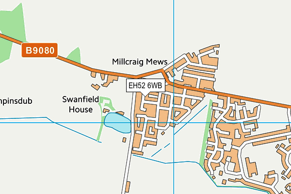 EH52 6WB map - OS VectorMap District (Ordnance Survey) EH52 6WB map - OS VectorMap District (Ordnance Survey)