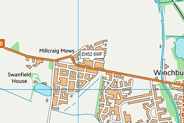 EH52 6WF map - OS VectorMap District (Ordnance Survey) EH52 6WF map - OS VectorMap District (Ordnance Survey)