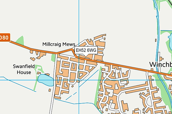 EH52 6WG map - OS VectorMap District (Ordnance Survey) EH52 6WG map - OS VectorMap District (Ordnance Survey)