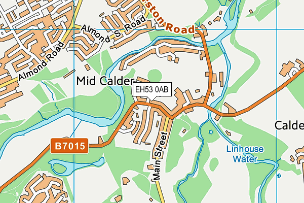 EH53 0AB map - OS VectorMap District (Ordnance Survey) EH53 0AB map - OS VectorMap District (Ordnance Survey)