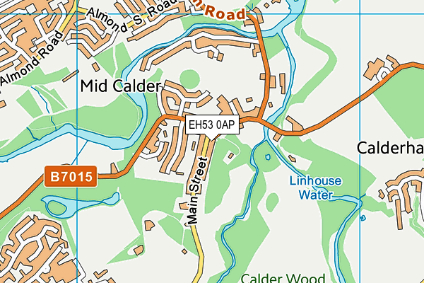 EH53 0AP map - OS VectorMap District (Ordnance Survey) EH53 0AP map - OS VectorMap District (Ordnance Survey)