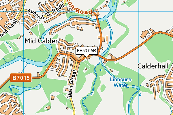 EH53 0AR map - OS VectorMap District (Ordnance Survey) EH53 0AR map - OS VectorMap District (Ordnance Survey)