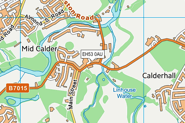 EH53 0AU map - OS VectorMap District (Ordnance Survey) EH53 0AU map - OS VectorMap District (Ordnance Survey)