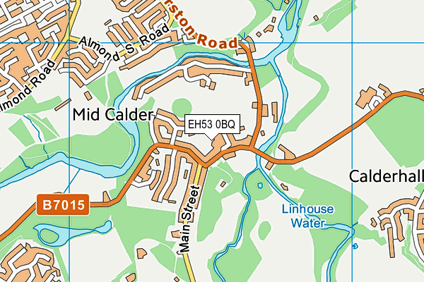 EH53 0BQ map - OS VectorMap District (Ordnance Survey) EH53 0BQ map - OS VectorMap District (Ordnance Survey)