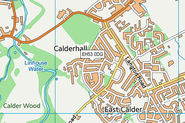 EH53 0DG map - OS VectorMap District (Ordnance Survey) EH53 0DG map - OS VectorMap District (Ordnance Survey)