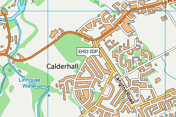 EH53 0DP map - OS VectorMap District (Ordnance Survey) EH53 0DP map - OS VectorMap District (Ordnance Survey)