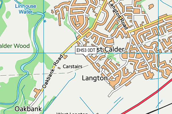 EH53 0DT map - OS VectorMap District (Ordnance Survey) EH53 0DT map - OS VectorMap District (Ordnance Survey)