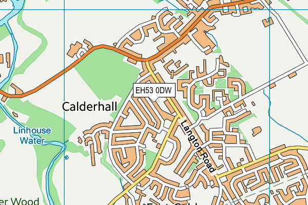 EH53 0DW map - OS VectorMap District (Ordnance Survey) EH53 0DW map - OS VectorMap District (Ordnance Survey)