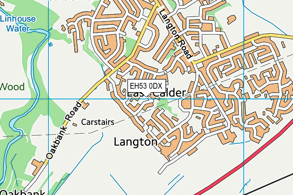 EH53 0DX map - OS VectorMap District (Ordnance Survey) EH53 0DX map - OS VectorMap District (Ordnance Survey)