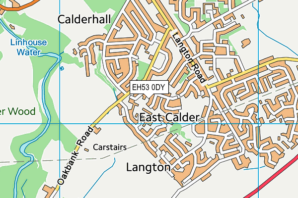 EH53 0DY map - OS VectorMap District (Ordnance Survey) EH53 0DY map - OS VectorMap District (Ordnance Survey)