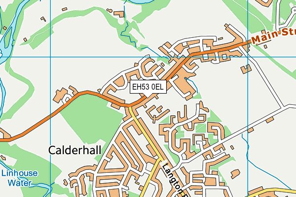 EH53 0EL map - OS VectorMap District (Ordnance Survey) EH53 0EL map - OS VectorMap District (Ordnance Survey)
