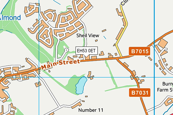 EH53 0ET map - OS VectorMap District (Ordnance Survey) EH53 0ET map - OS VectorMap District (Ordnance Survey)